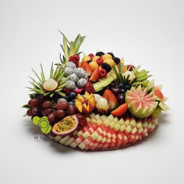 سحن فواكة مقطعة كرستال