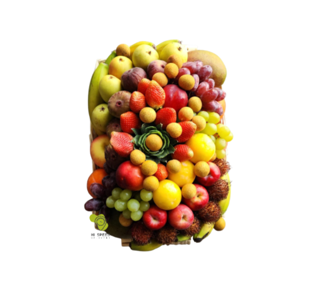 سلة فواكة صغيرة مستطيلة