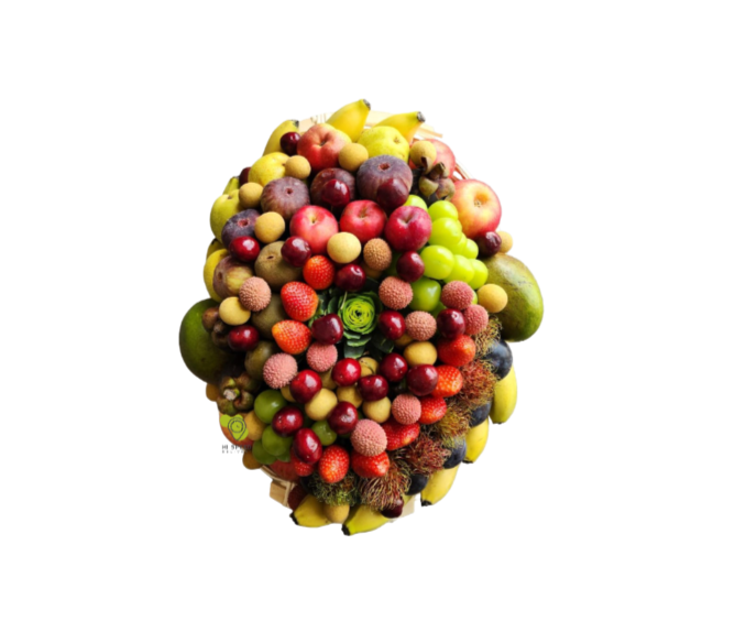 سلة فواكة متوسط بيضاوي