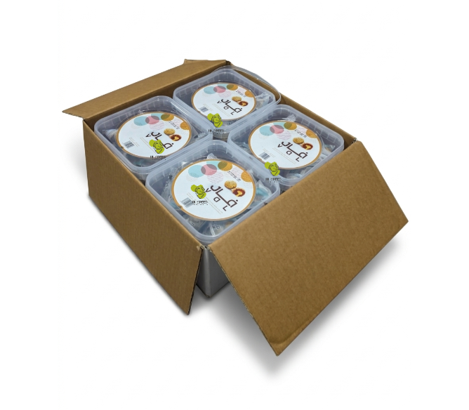 كرات التمر بالطحينة سمسم كرتون ٤حبة